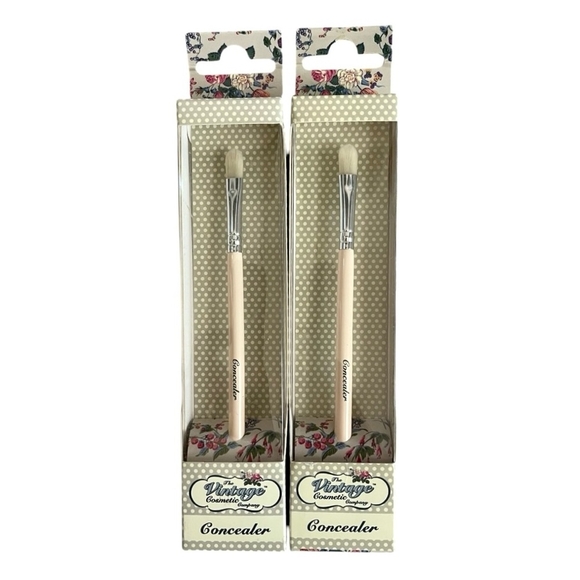 NIB Vintage Cosmetic Company Concealer Brush Makeup Brush Face Brush - Picture 4 of 4